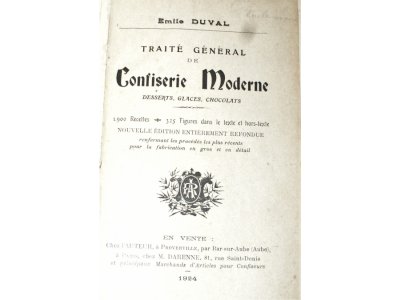 Traité général de confiserie moderne